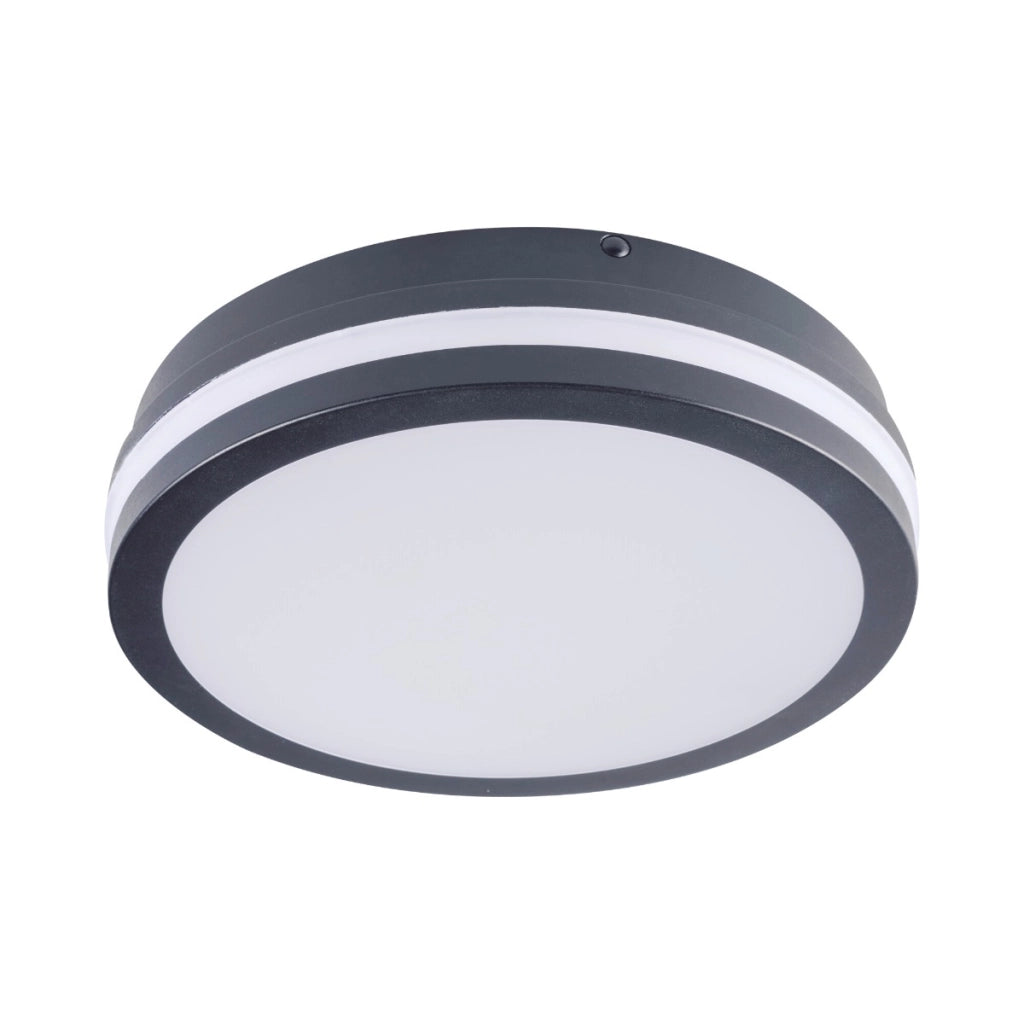 Plafoniera LED 18W Ø22 grafite CCT sensore IP65 Kanlux
