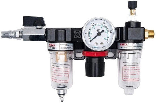 Regolatore del filtro d'aria - Compressore di umidità - Unità di manutenzione pneumatica - Filtro idrico - Preparazione dell'aria compressa - Qualità e quantità - Filtro d'aria 

Modello: 
Specifica tecnica: 
Codice prodotto: