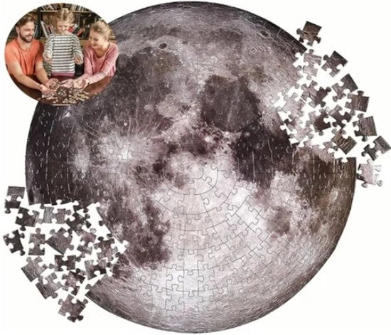 Puzzle da 1000 pezzi con tema Luna e stella - Attività di svago e hobby - Abilità cognitive - Esercizio per la concentrazione