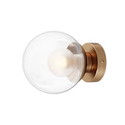 Applique Da Parete Moderna Basic Form Luce G9 20W Metallo Oro Ip20
