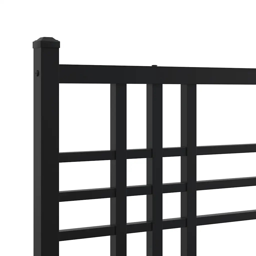 Testiera di Ricambio in Metallo Nero 193 cm 376361