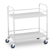 Carrello di servizio - 2 ripiani - 50 kg acciaio inox 14_0000932