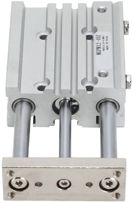 Cilindro pneumatico - Doppio funzionamento - Lega di alluminio - Foro 12mm - Spessore 40mm - Resistente alla corrosione - Alta precisione - Cilindro ad aria