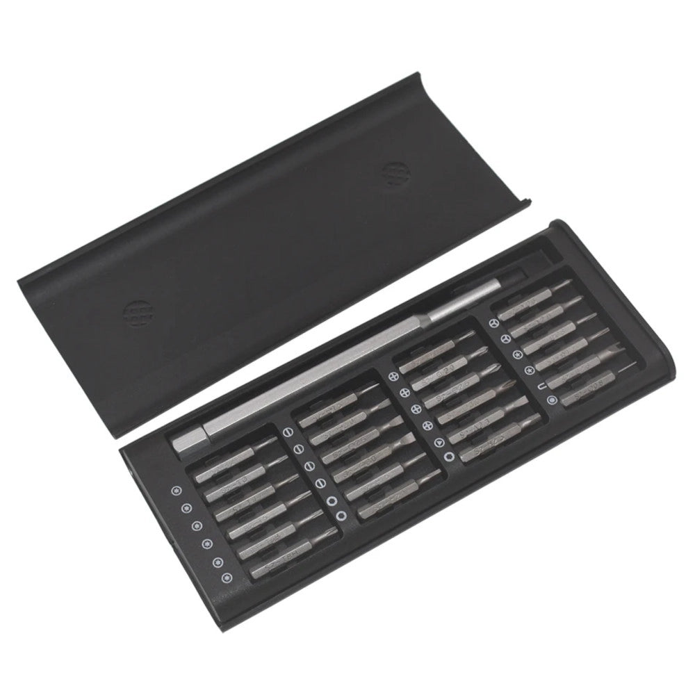 Trade Shop - Set 24 Cacciaviti Di Precisione Kit Cacciavite Combinati Magnetici X Riparazioni -