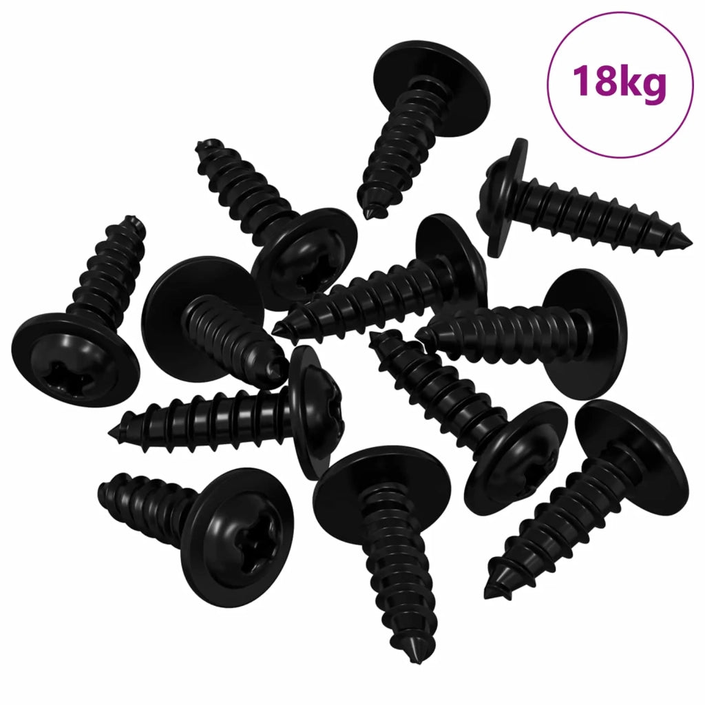Chiodo autofilettante 16364 pz Nero 3,5 x 12 mm Ferro CFW1440950