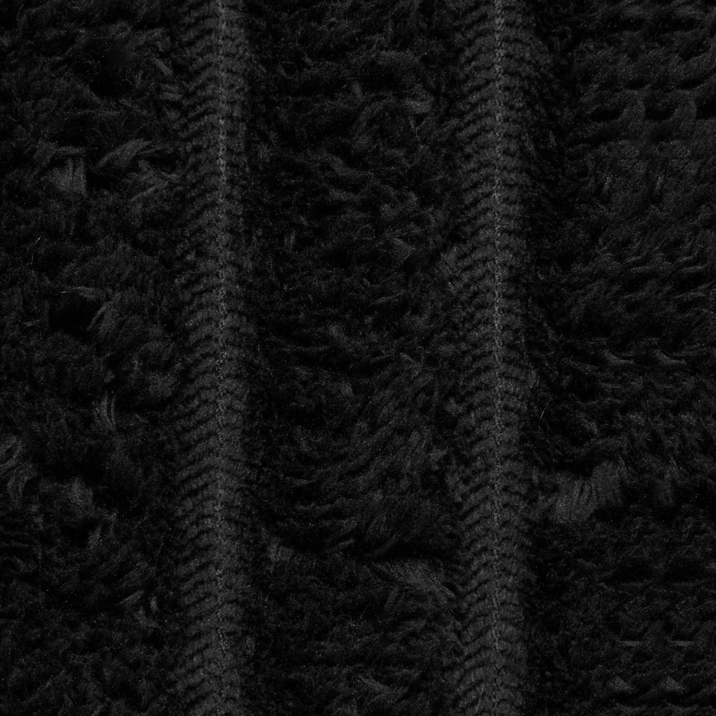 Coperta Nero 240 x 220 cm Panno 42016843