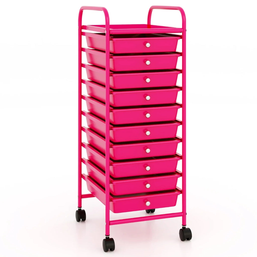 Carrello portaoggetti con ruote 32,5 x 37 x 86 cm pratico da usare salvaspazio stile moderno ferro roe 20_0011357