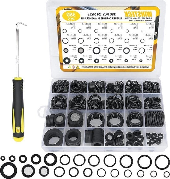Kit di Guarnizioni Idrauliche Varie - 16 Dimensioni Kit di Guarnizioni O-Ring Varie 

Kit di Guarnizioni O-Ring - 16 Dimensioni Assortimento di Guarnizioni O-Ring Varie