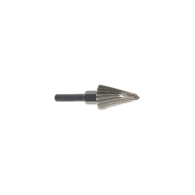 VIGOR-BLINKY 8015519304107 Stella Bianca Fresa Conica HSS Diametro 32 mm Lunghezza 50 mm Gambo Esagonale 10 mm colore Nero
