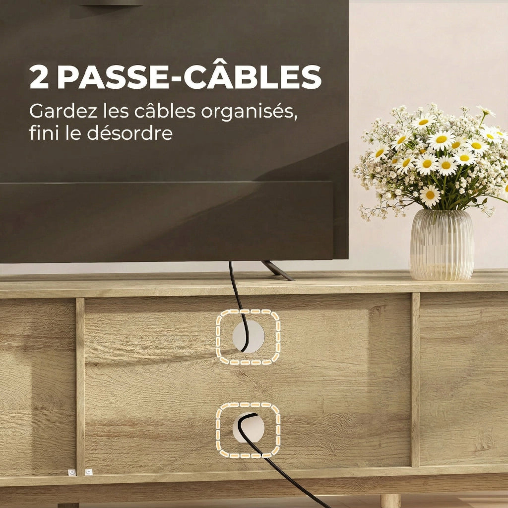 Mobile TV ¨C zephmum ¨C Rovere, Rattan, 135 cm