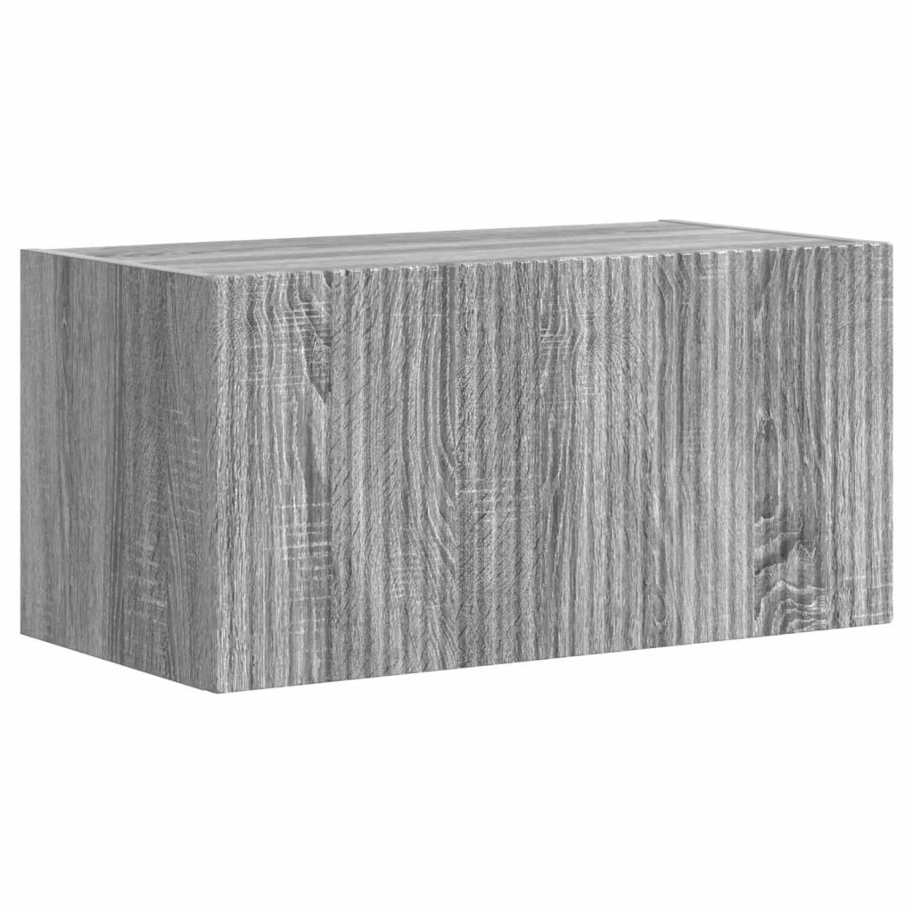 Set mobile TV 4 pz | Armadietto TV | Mobile Porta TV Grigio Sonoma Legno multistrato
