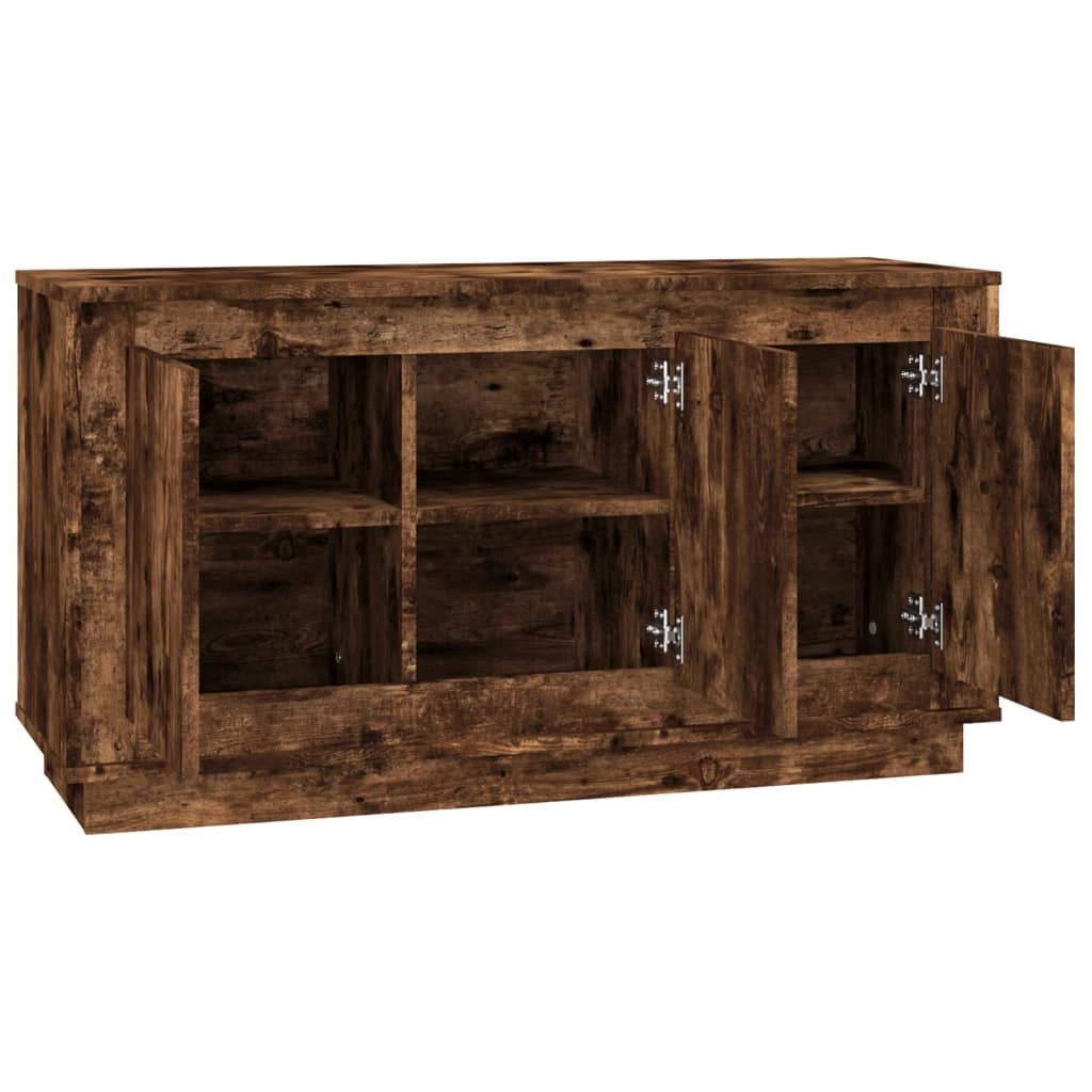 Buffet credenza cassettiera armadio mobile contenitore organizer per cucina soggiorno salotto 102 x 35 x 55 cm legno ingegnerizzato marrone 02_0030848