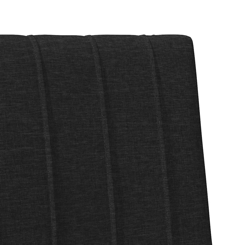 Testiera | Testata imbottita Nero 100 cm Pino massello