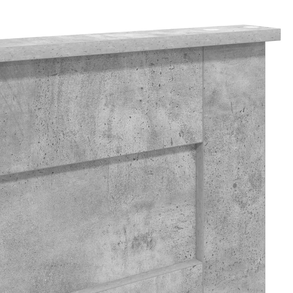 Testiera | Testata Grigio cemento Legno multistrato