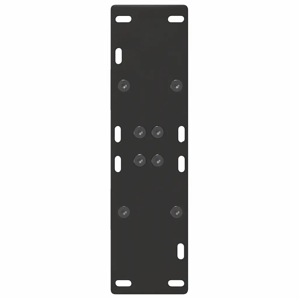 Gambe per tavolo da pranzo a forma di A 2 pz nere 60x(72-73) cm in acciaio 4012848