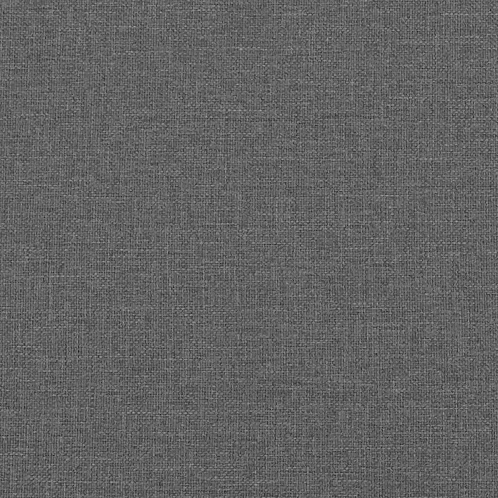 Letto con Testiera Rivestita Grigio scuro 120 x 200 cm 878260