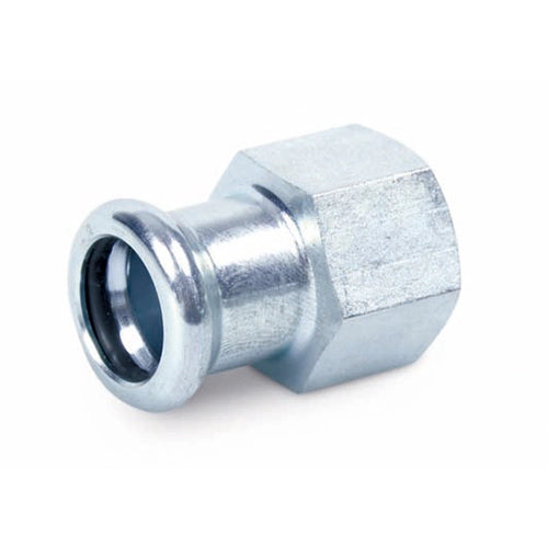MANICOTTO MISTO FF A PRESSARE IN ACCIAIO CARBONIO- 3/4 x 18- ATUSA- pezzi 1