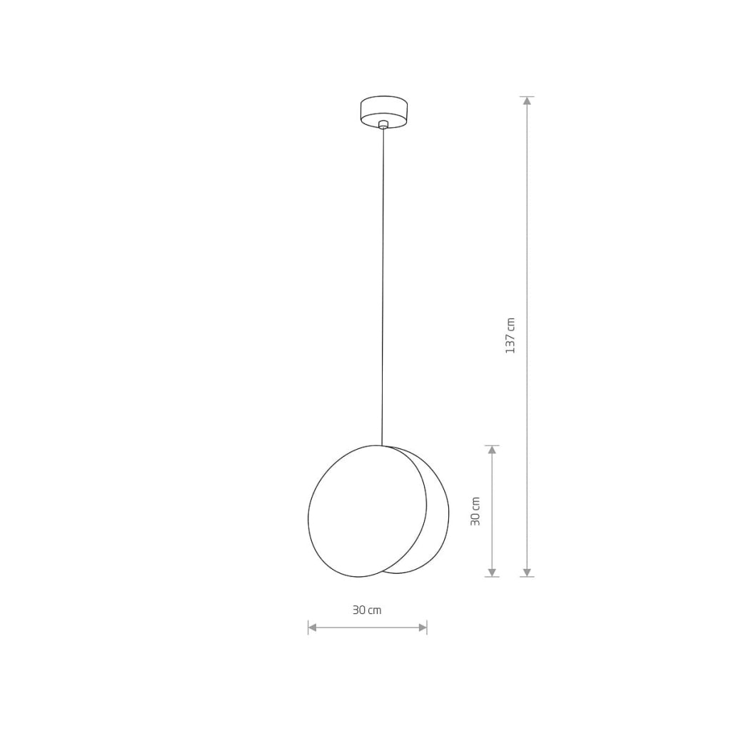 Lampada a sospensione Nowodvorski Wheel oro/nero Ø30 E27