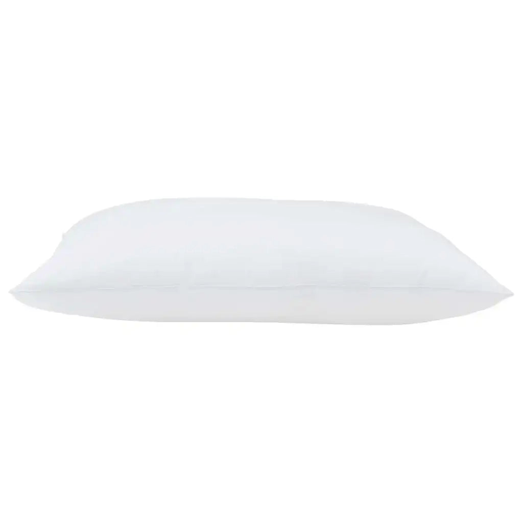 Cuscino 2 pcs Bianco 80 x 60 x 20 cm Cotone e Poliestere 42007810