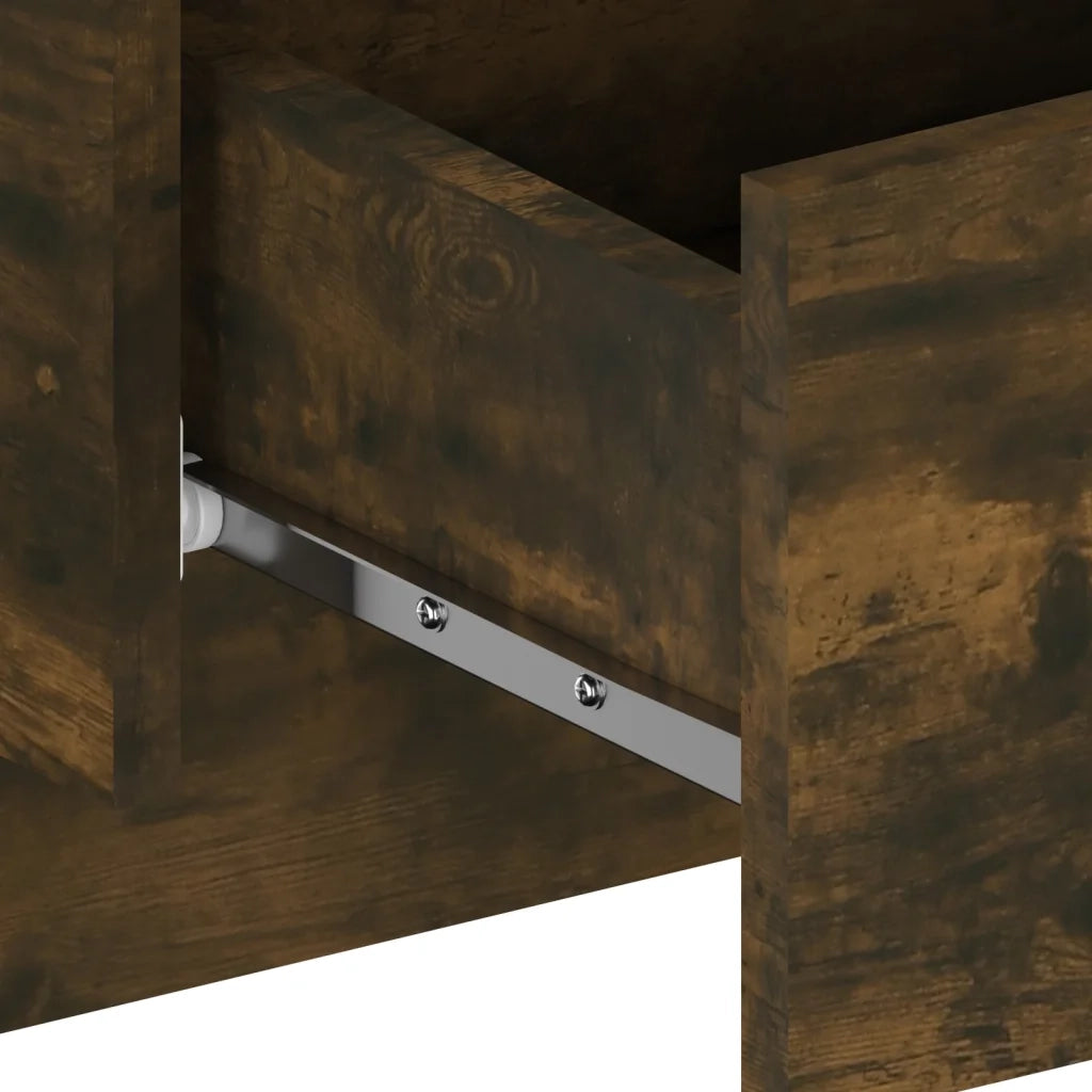 Comodino a Muro Rovere Fumo 816940
