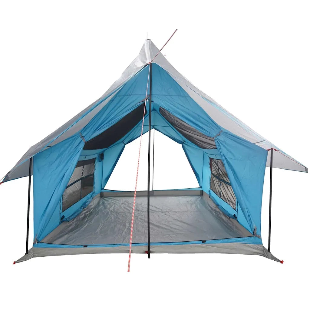 Tenda da Campeggio per 5 Persone Blu Impermeabile 4009540