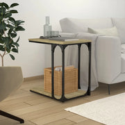 Tavolino-Tavolino da soggiorno-Tavolo Rovere Sonoma 50x35x52 cm in Legno Multistrato