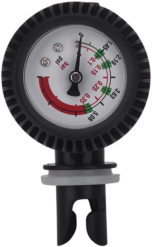 Drukmeter Precisie per Meting con Cavo in Nylon - Inflatable per Barche - Kayak/Opblaasboot - 0-5.08 PSI - Essenziale per la Sicurezza - Lietometro