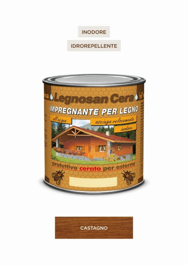 Legnosan Cera Castagno Ml 750 Veleca - Veleca