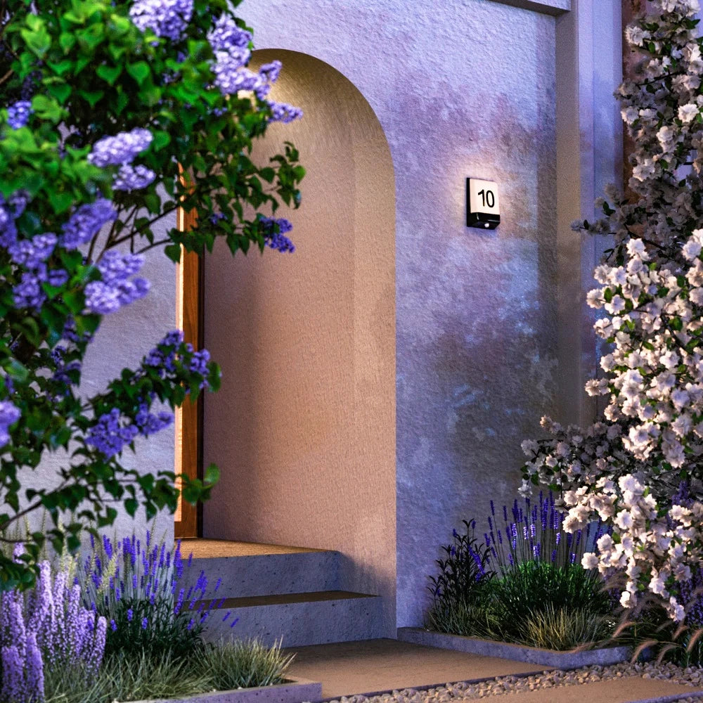 Maytoni Applique moderna Row 1 luce LED integrato IP44 grafite alluminio diffusore vetro opaco