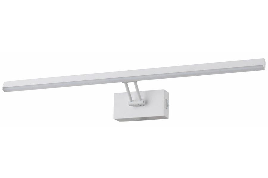 Applique bianca moderna con interruttore 60cm LED 8W