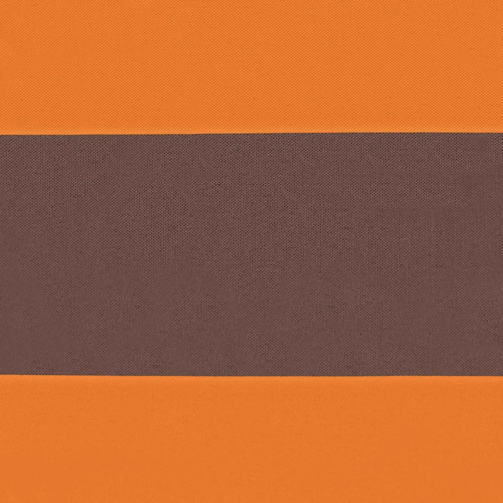Schermo da balcone | Paravento da Balcone Arancione e Marrone 110 x 1000 cm
