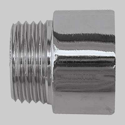PROLUNGA OTTONE CROMATA  1/2 x 30     MADE IN ITALY