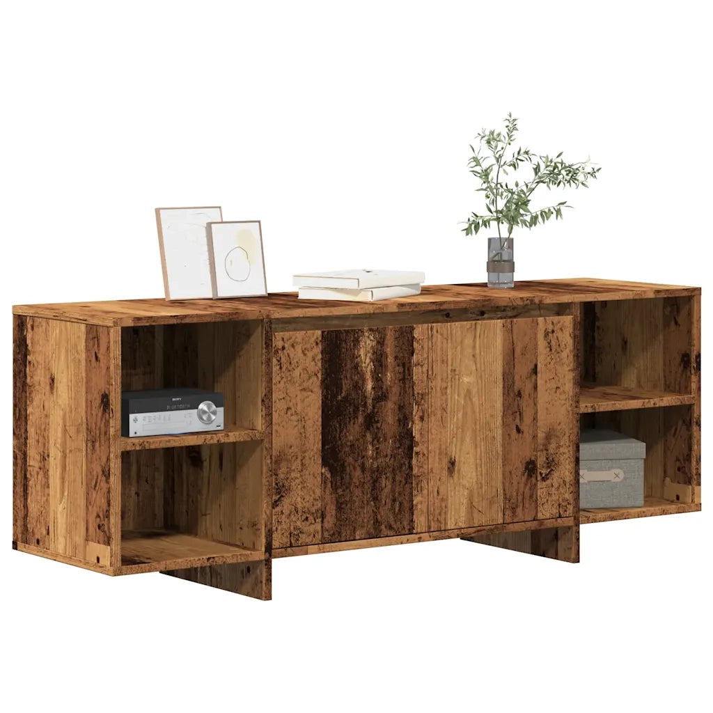 Mobile TV | Armadietto TV | Mobile Porta TV Legno Antico 130x35x50 cm in Legno Multistrato