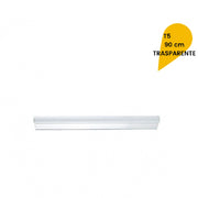 Trade Shop - Plafoniera Led Neon T5 Sottopensile Vetro Trasparente 18 Watt 90 Cm -