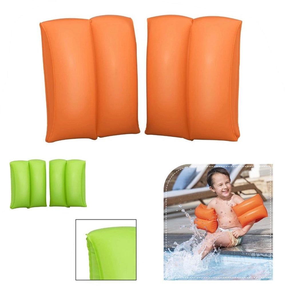 Trade Shop - Braccioli Gonfiabili Per Bambini Summer Essential 25x20 Cm 2 Camere D'aria 2 Colori 32325 -
