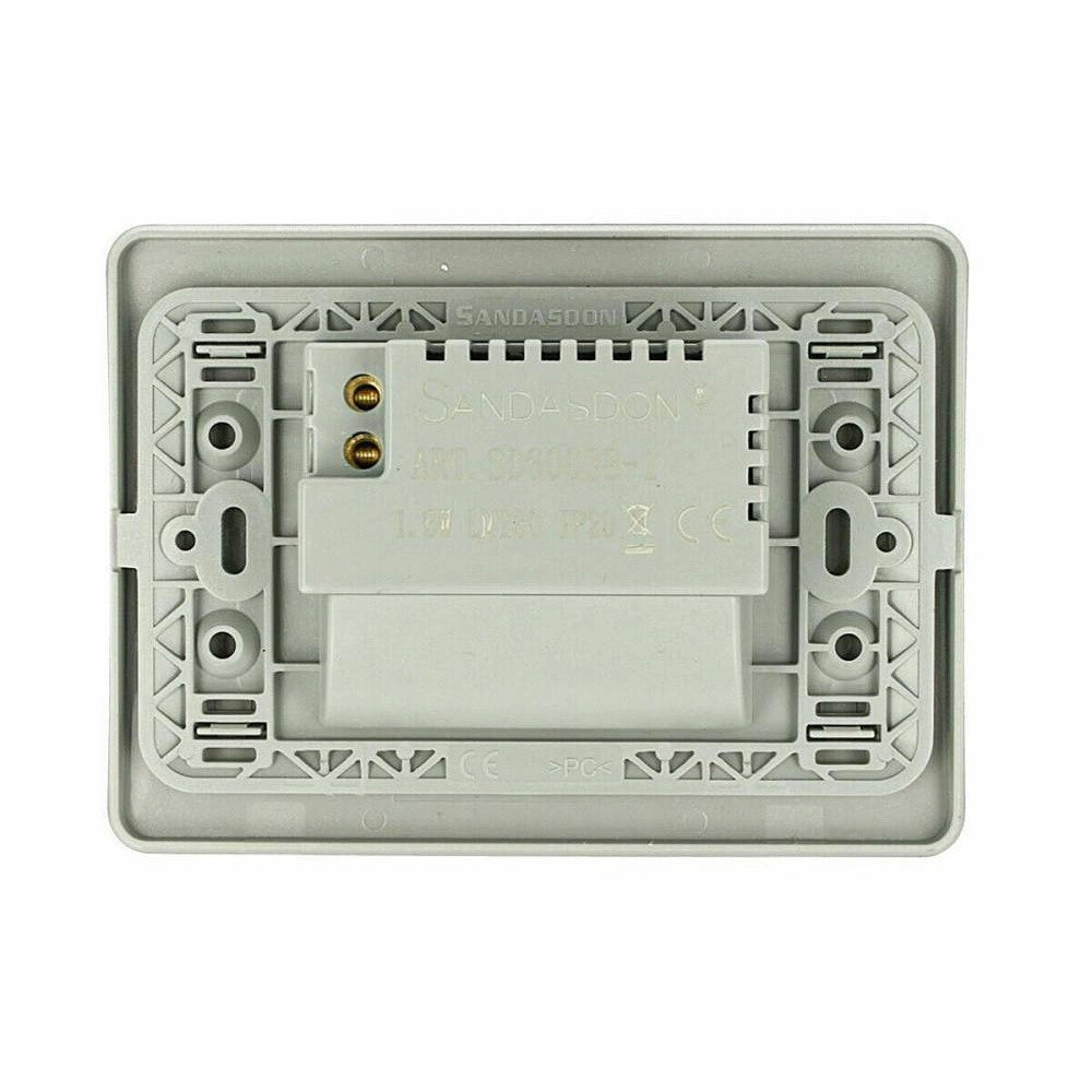 Trade Shop - Faretto Segnapasso A Led Per Scatola 503 Con Sensore Movimento Luce Fredda 6500k - Bianco