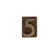 Numero Civico Ottone Bronzato 2 60X80