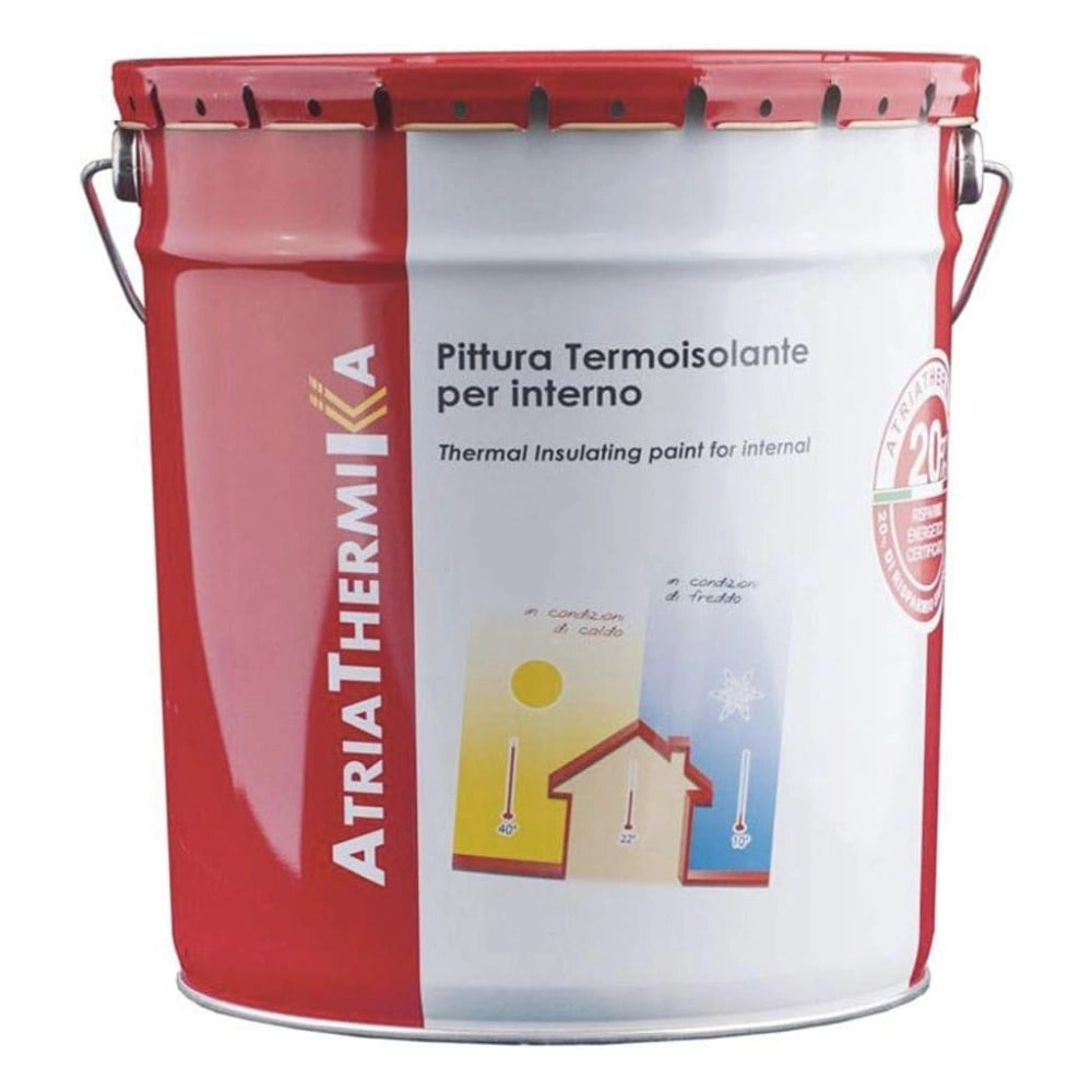 Atria atriathermika pittura per interni termoisolante e antimuffa *** formato 13 lt, confezione 1