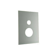 PIASTRA RETTANGOLARE PER INCASSO DOCCIA D. 35 CON DEVIATORE- Cromo- PB- pezzi 1