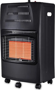 Infrarood Kachel su Portatili 4200 Watt - Ventilatorkachel - Verifica del Livello di Gas per Mobili - Riscaldatore su Ruote - Riscaldamento - Infraroodkachel Fissato al Suolo - Adatto per Fusti fino a 15 KG