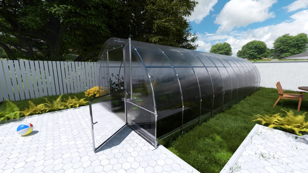 Serra da giardino KLASIKA EASY 3 x 8 m (24 m²), 6 mm con rivestimento in policarbonato