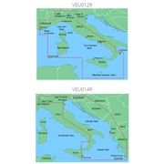 CARTOGRAFIA REGULAR MAR TIRRENO REGULAR VEU012R TYRRHENIAN SEA
