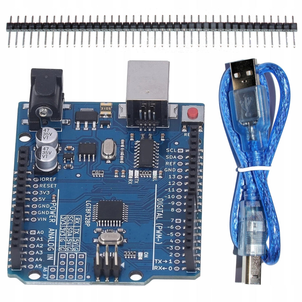Modulo ACS A1 ATMEGA328 AVR per Arduino UNO R3 – Alta Qualità, Compatibile con Arduino | 7-12V, 5V, 32kB Flash