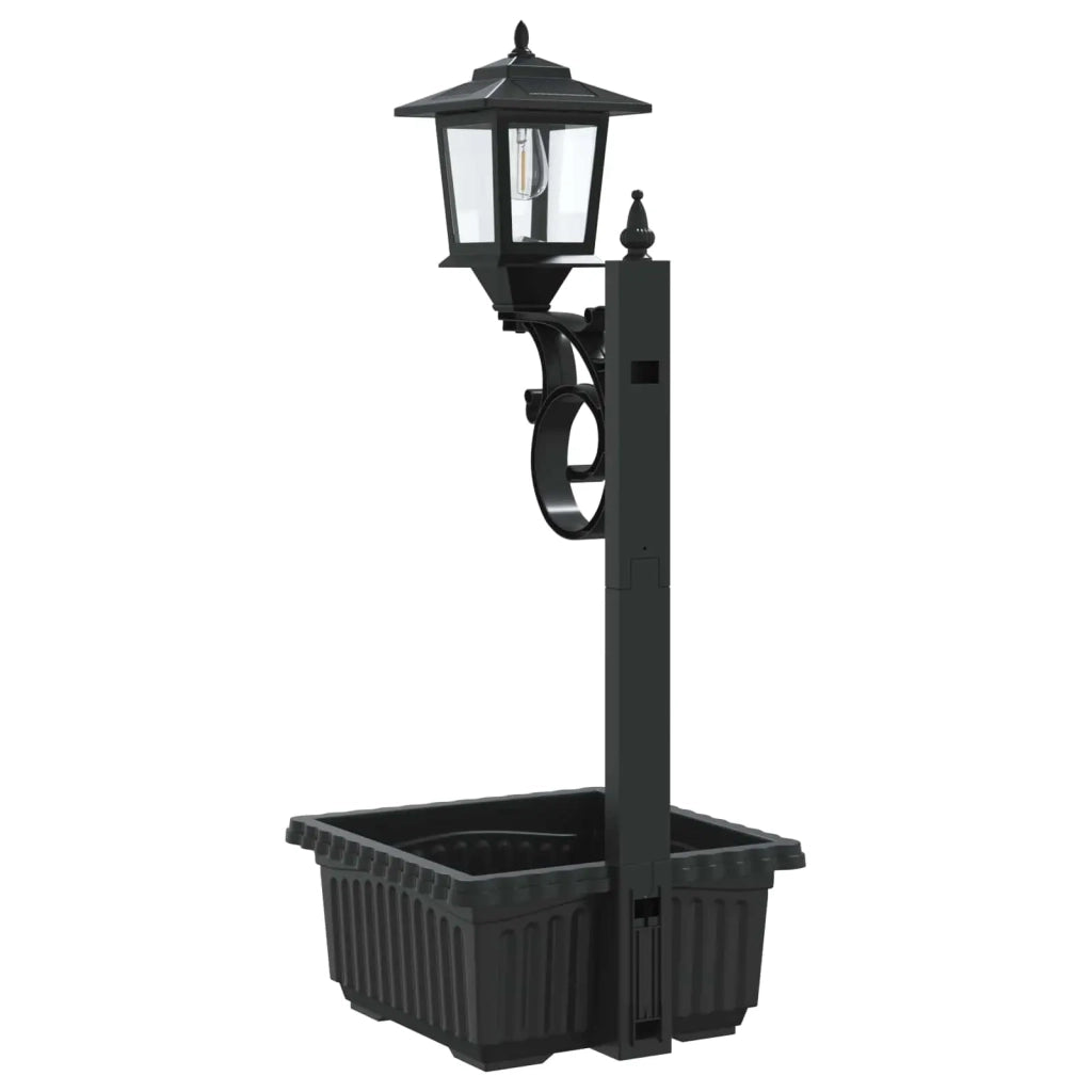 Applique con Vaso with LED Bulb Nero 29 x 28 x 74 cm ABS e PP 42042690