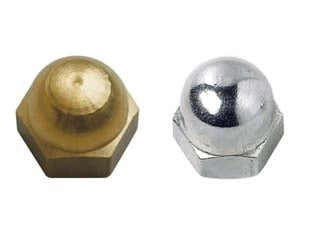 DADO CIECO IN OTTONE- - ø mm.10 in ottone - 50 pezzi