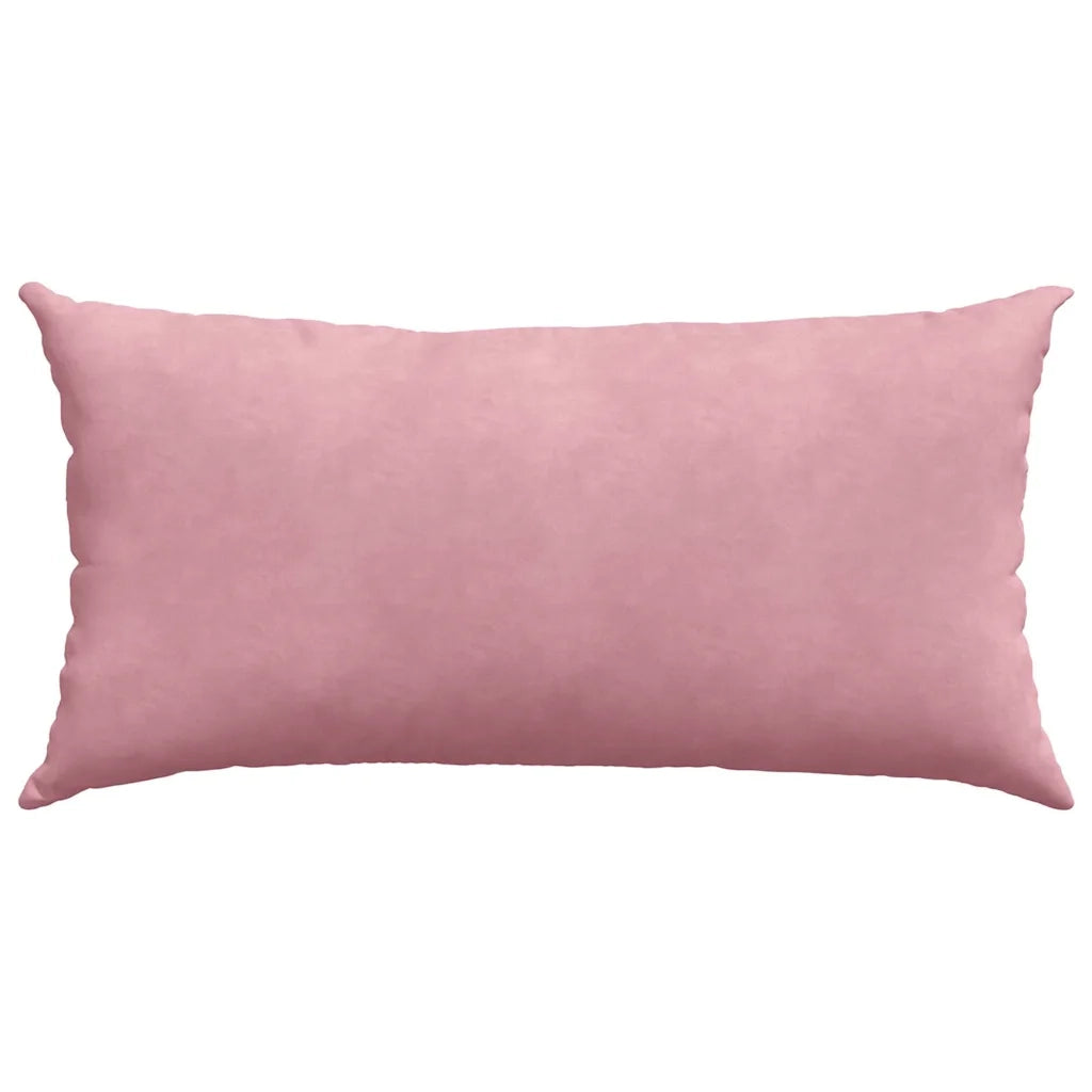 Cuscini da Divano 2 pcs Rosa 80 x 40 cm Tessuto in Cords 42013717