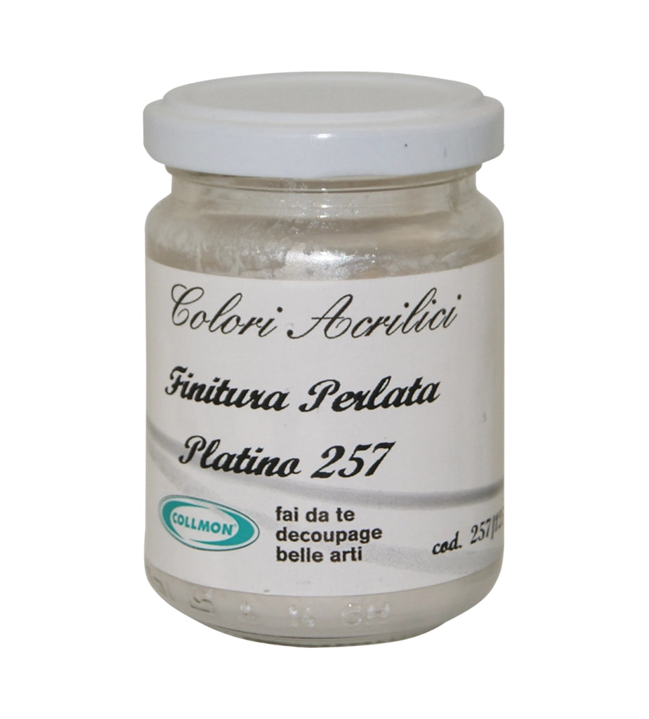 COLORE ACRILICO L 125 PERLATO PLATINO