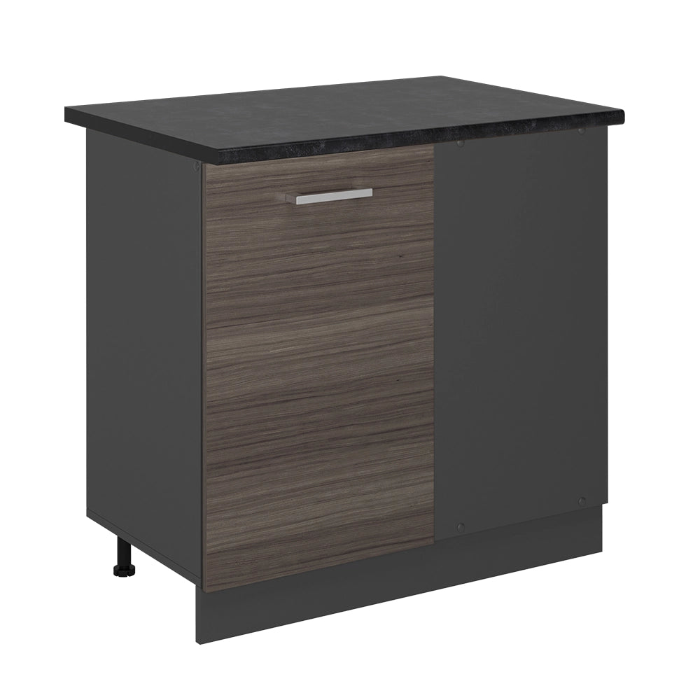 Vicco Mobile ad angolo cucina Grigio nobile 86 cm , PL Antracite