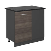 Vicco Mobile ad angolo cucina Grigio nobile 86 cm , PL Antracite