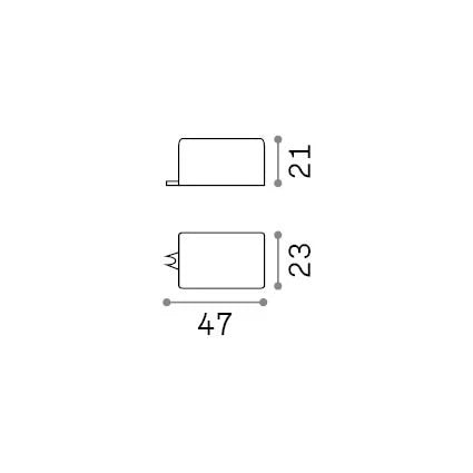 Alimentatore On Off 3.5W 24V IP65 Bianco Ideal Lux Collezione ALIMENTATORI